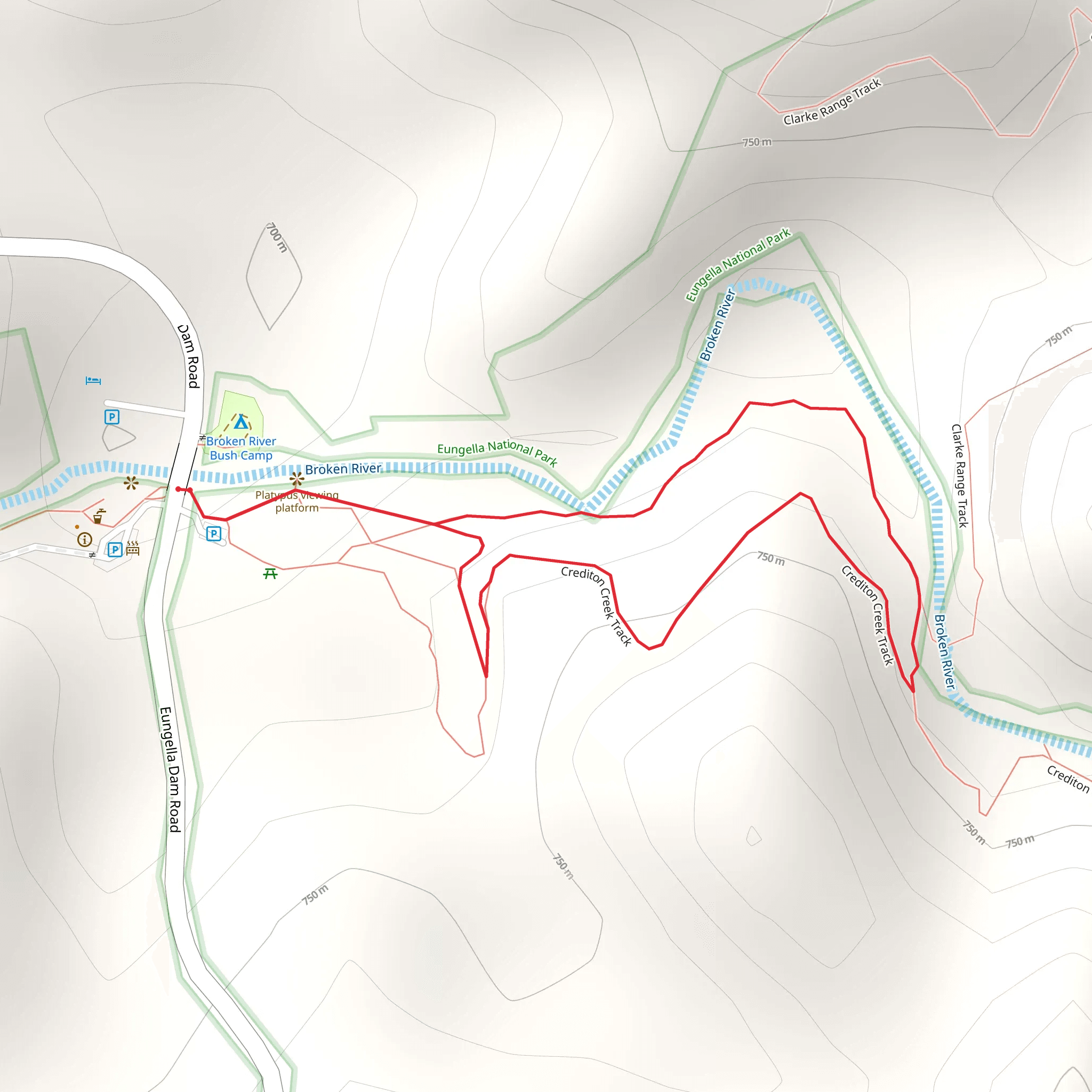 Granite Bend Circuit Track mobile static map