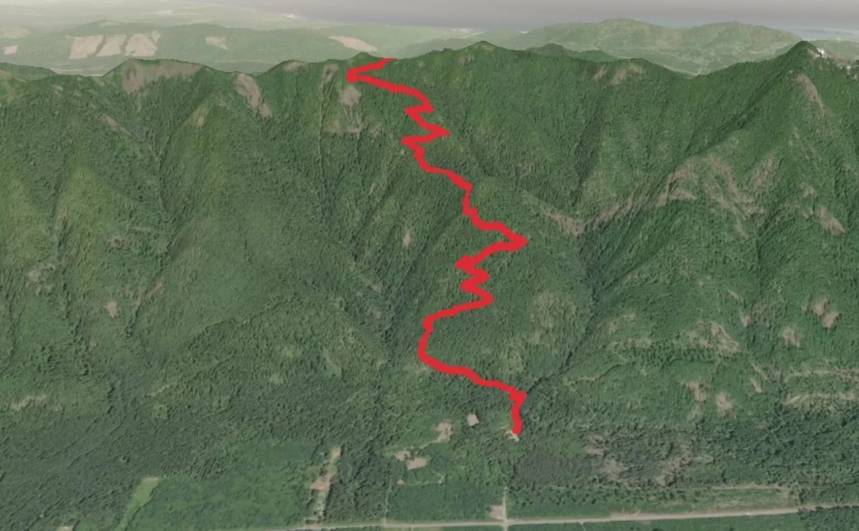 An image depicting the trail Jim's Junction to 3040 Trail via Mt Muller Trail and its surrounding area.