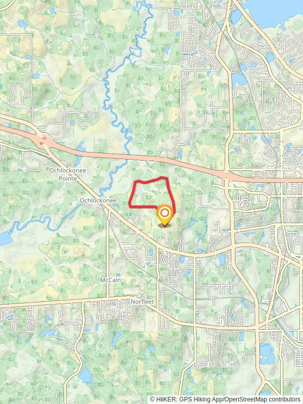Lewis Loop Road mobile static map