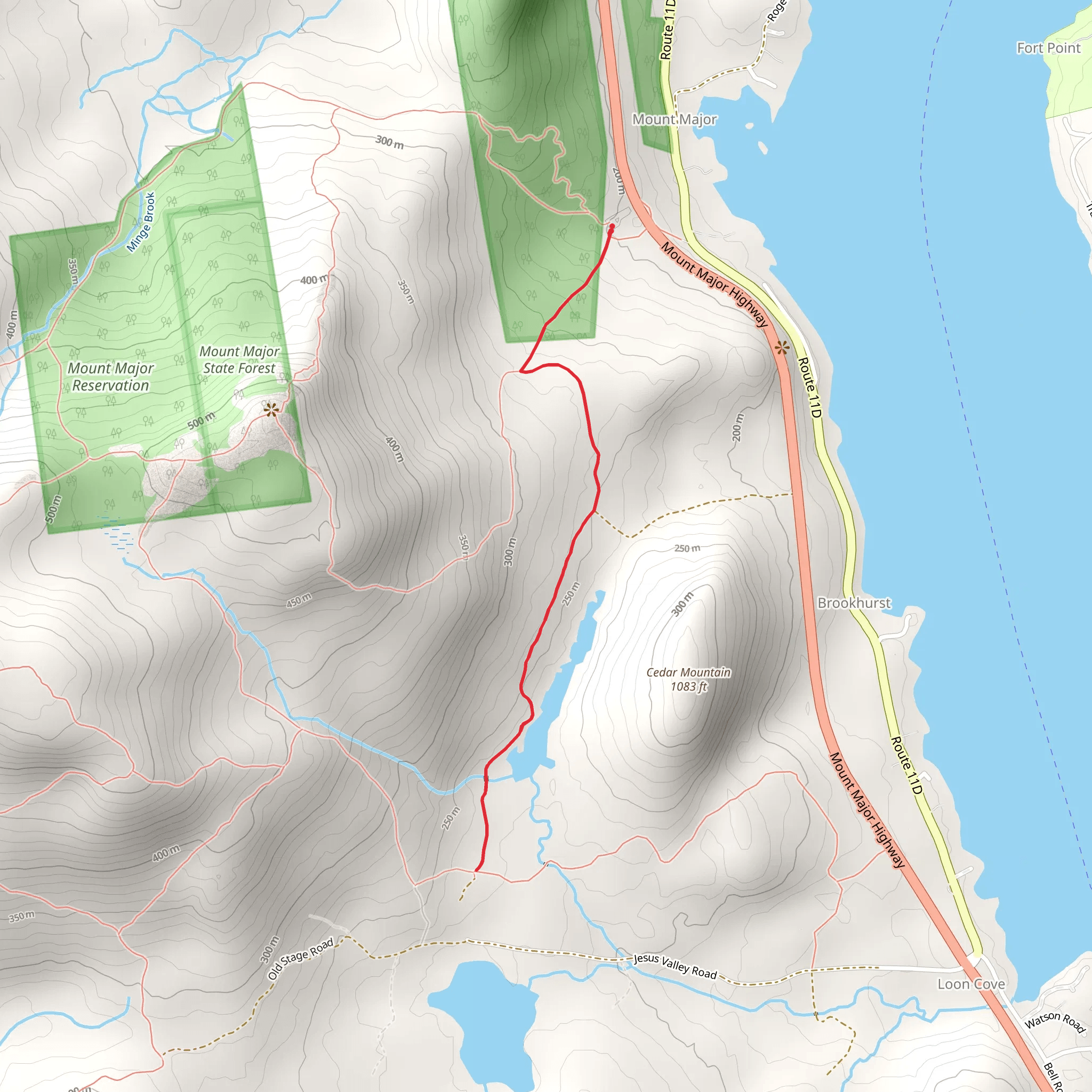 Jesus Valley - Beaver Pond Trail mobile static map