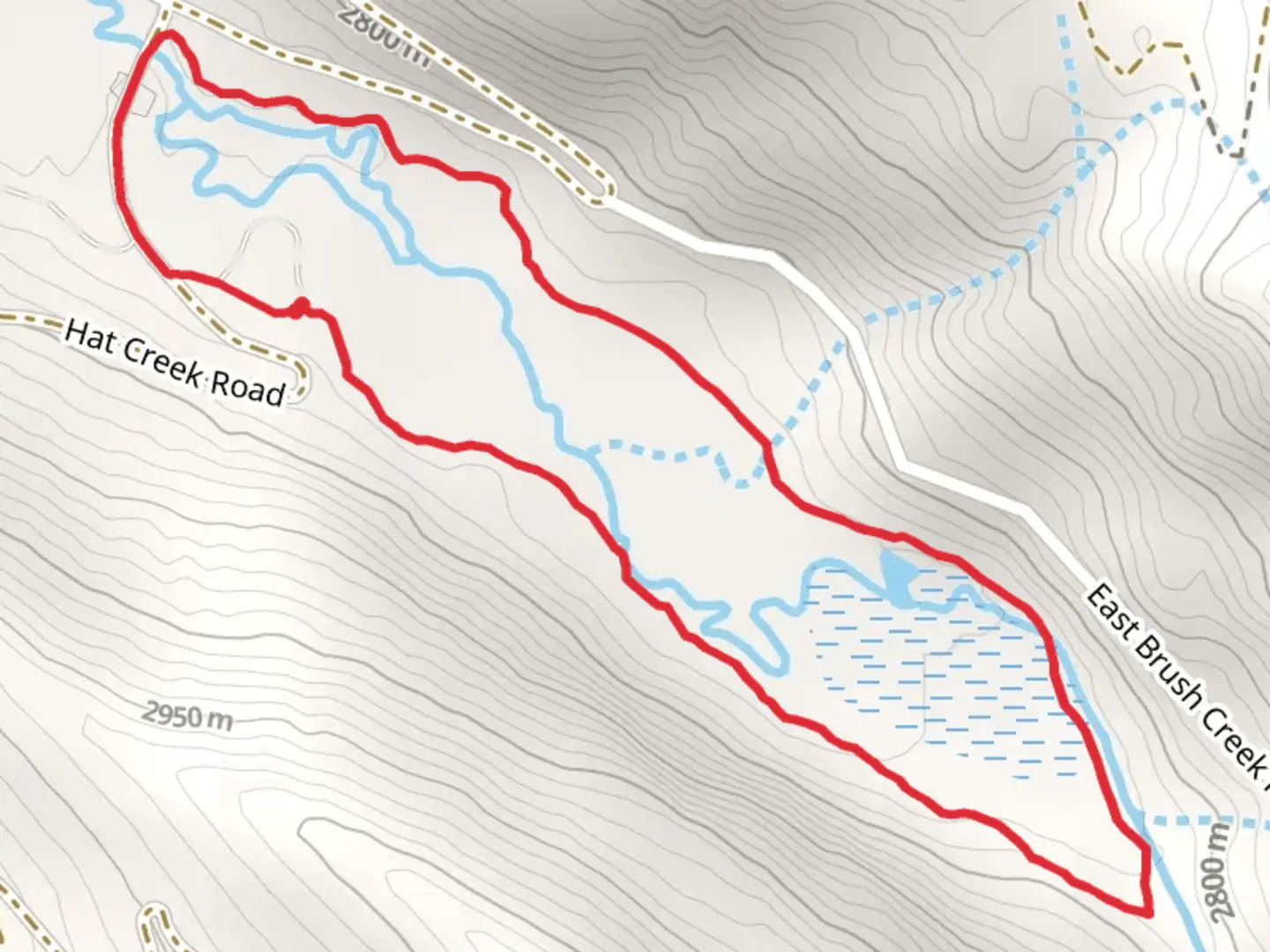 An image depicting the trail Brown's Loop Trail and its surrounding area.