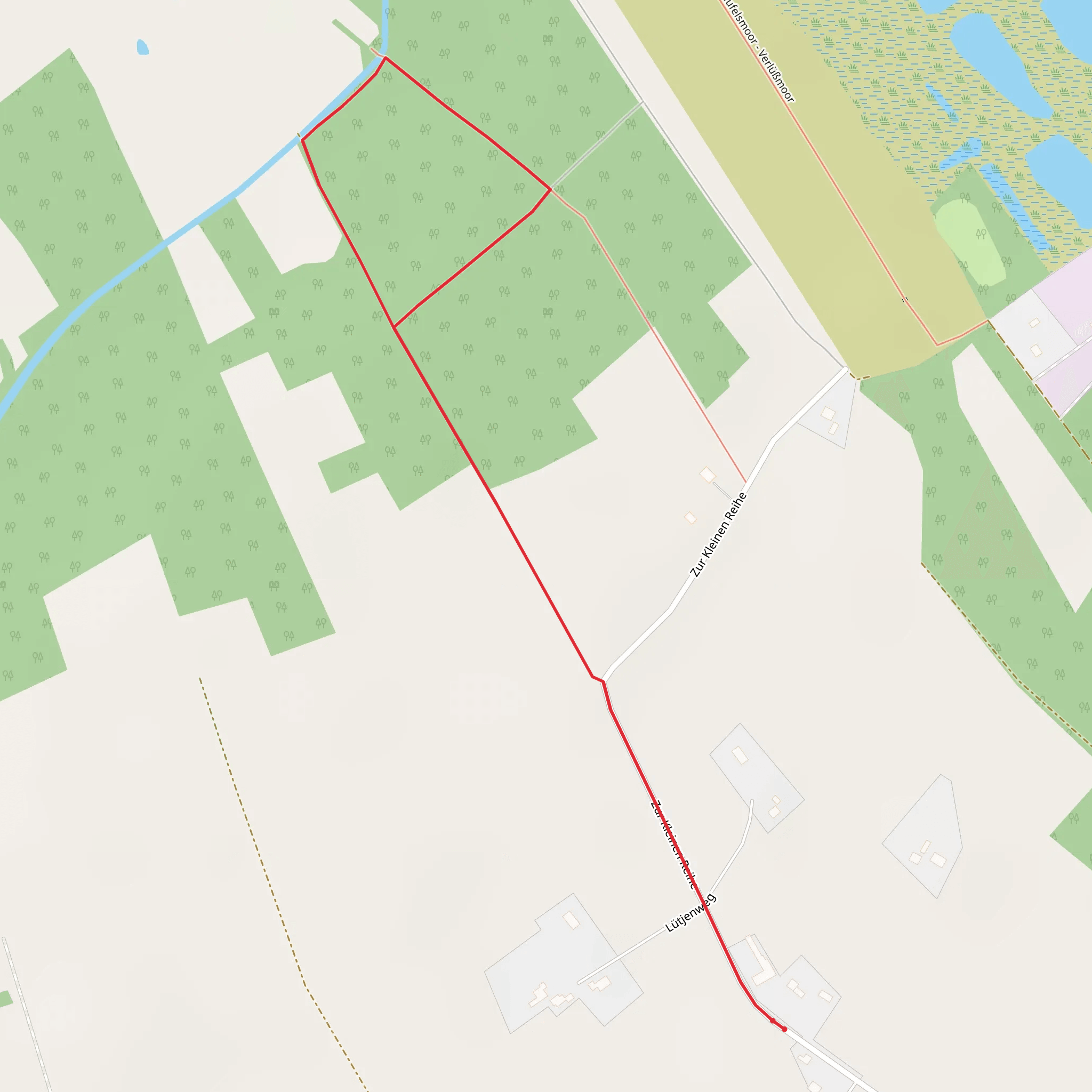 Torfkanal Walk mobile static map