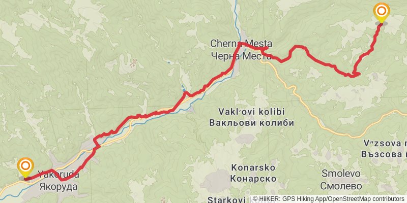 Sultans Trail stage 87 Map