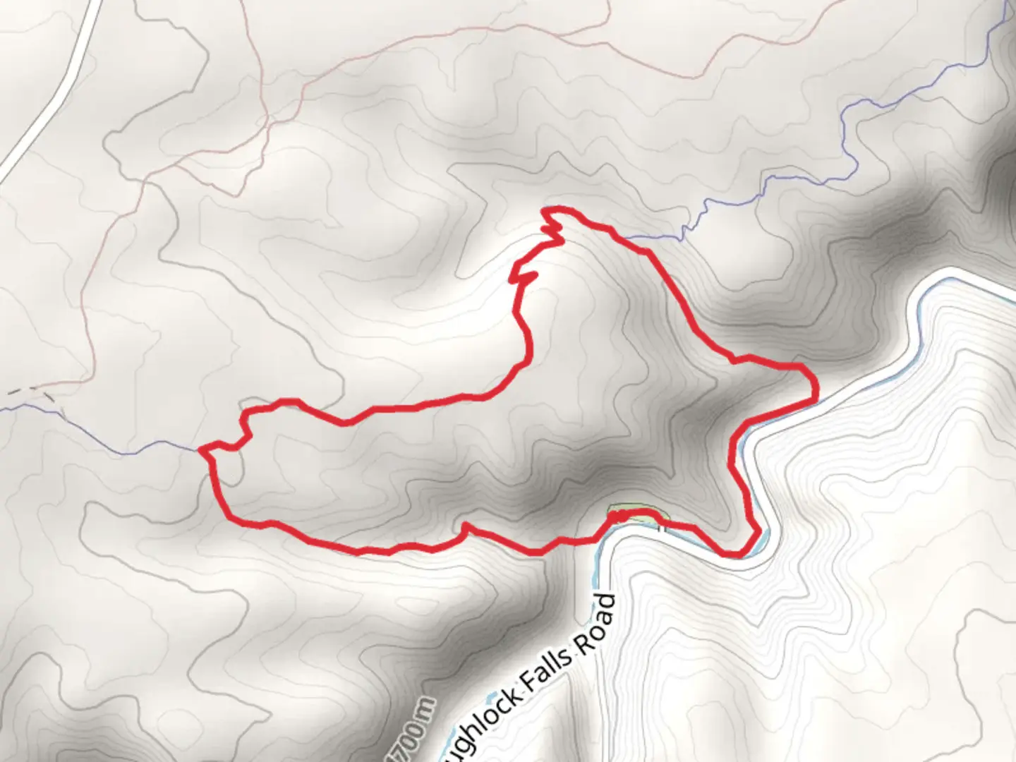 An image depicting the trail Rimrock Spur B and Recovery Ridge Loop Trail and its surrounding area.