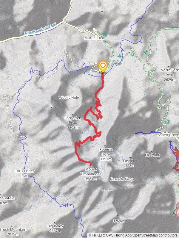 Mount Timpanogos via Timpooneke Trail
