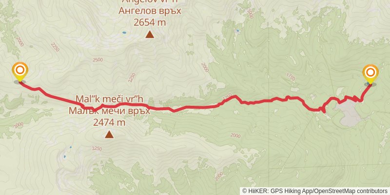 Sultans Trail stage 85 Map