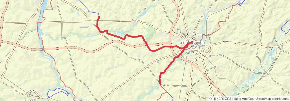 Via Francigena stage 18 Map