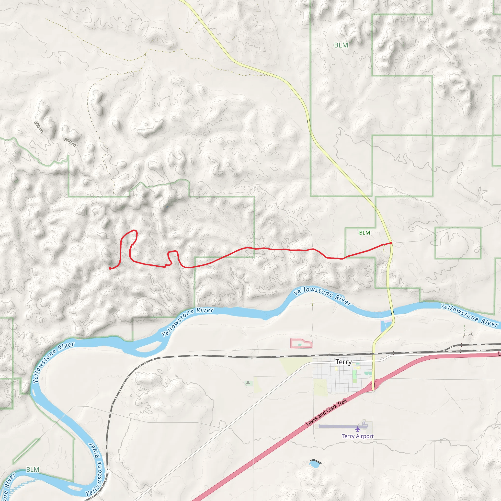 Scenic View Road mobile static map
