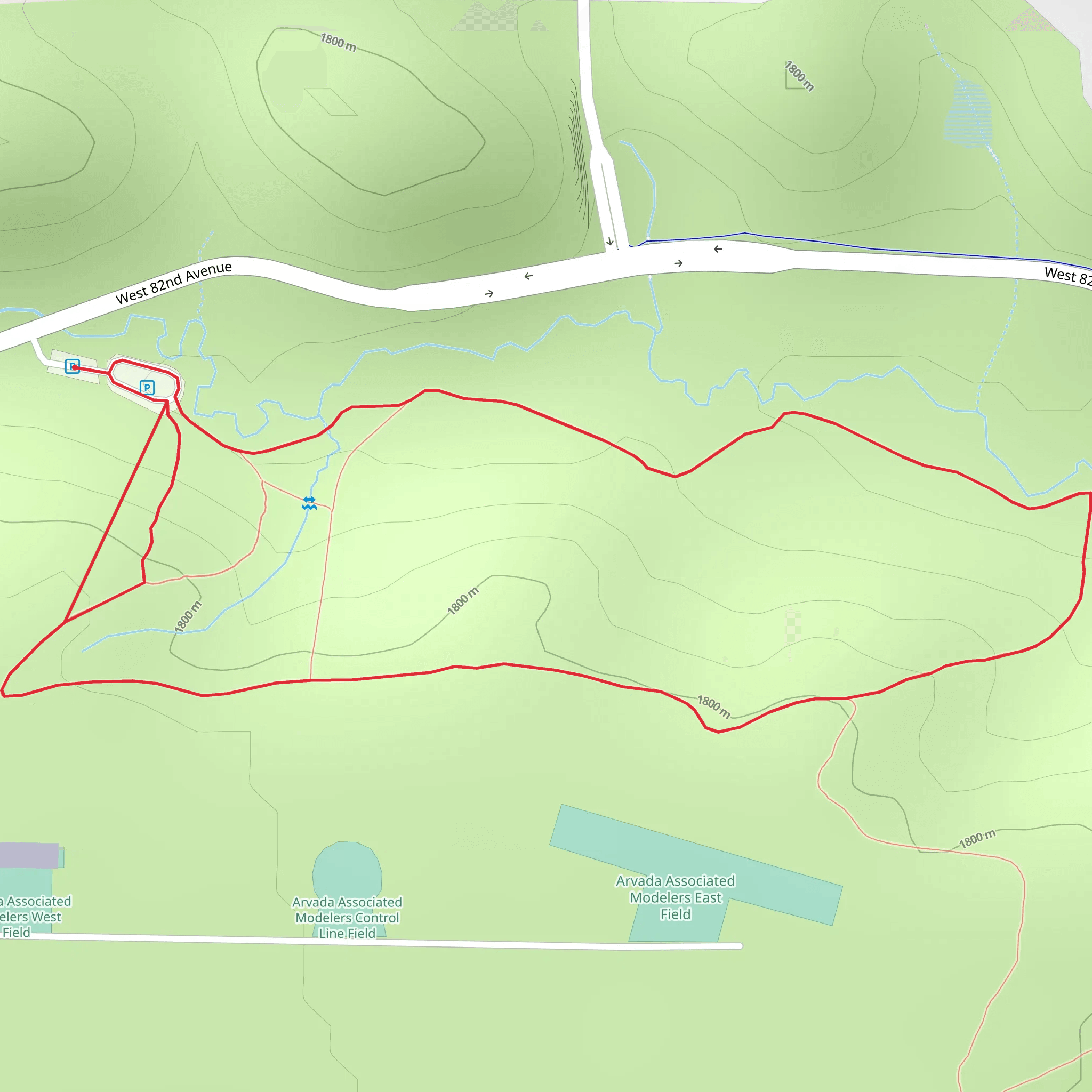 Arvada Associated Modelers East Field Loop mobile static map