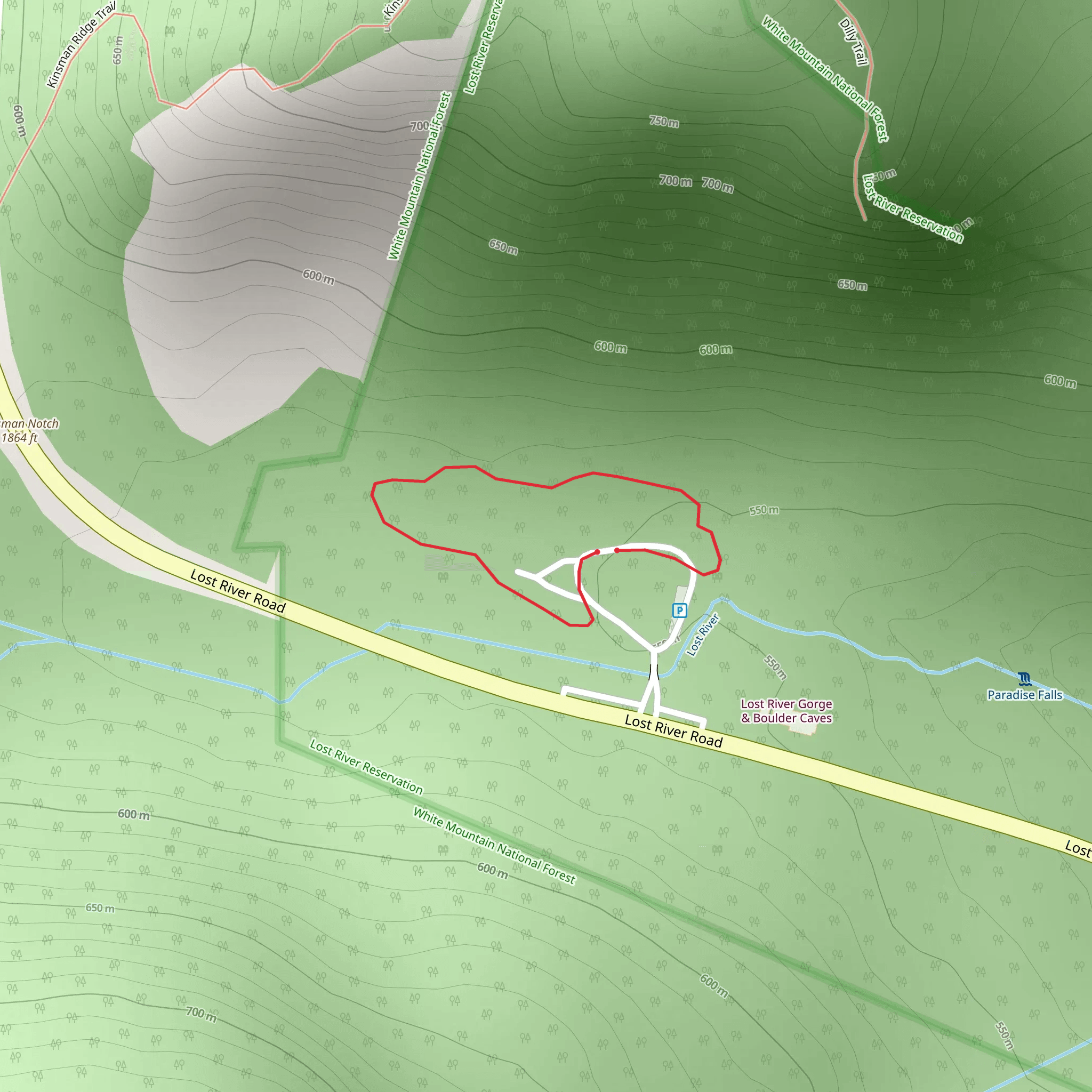 Lost River Loop mobile static map