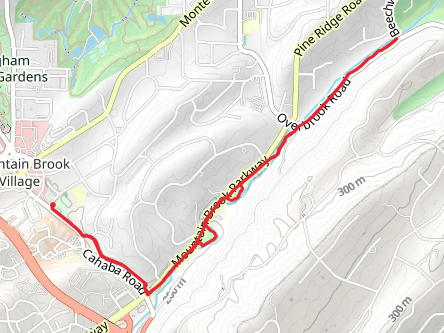 An image depicting the trail Jemison Park Nature Trail and its surrounding area.