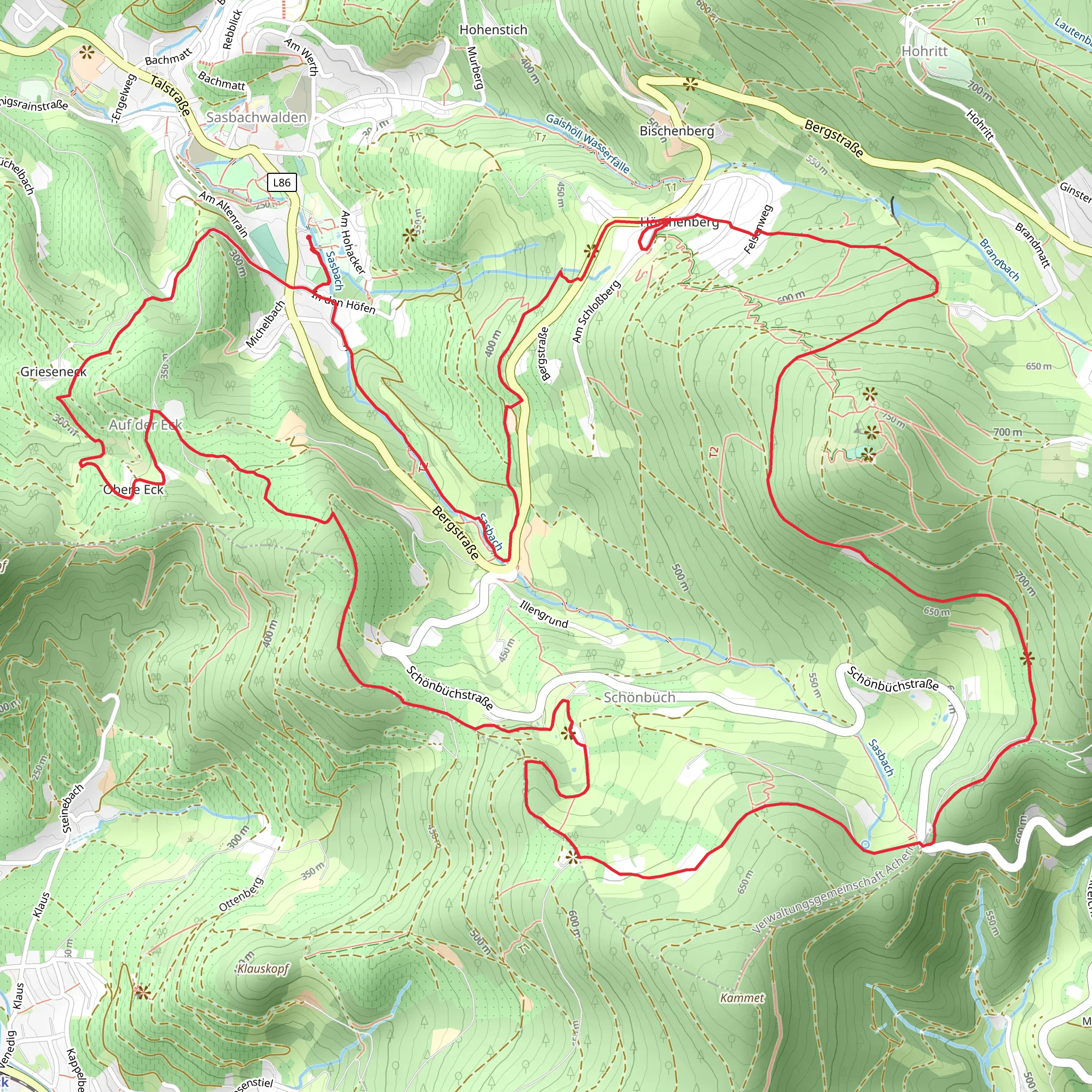Schnapsbrunnenweg 2 mobile static map