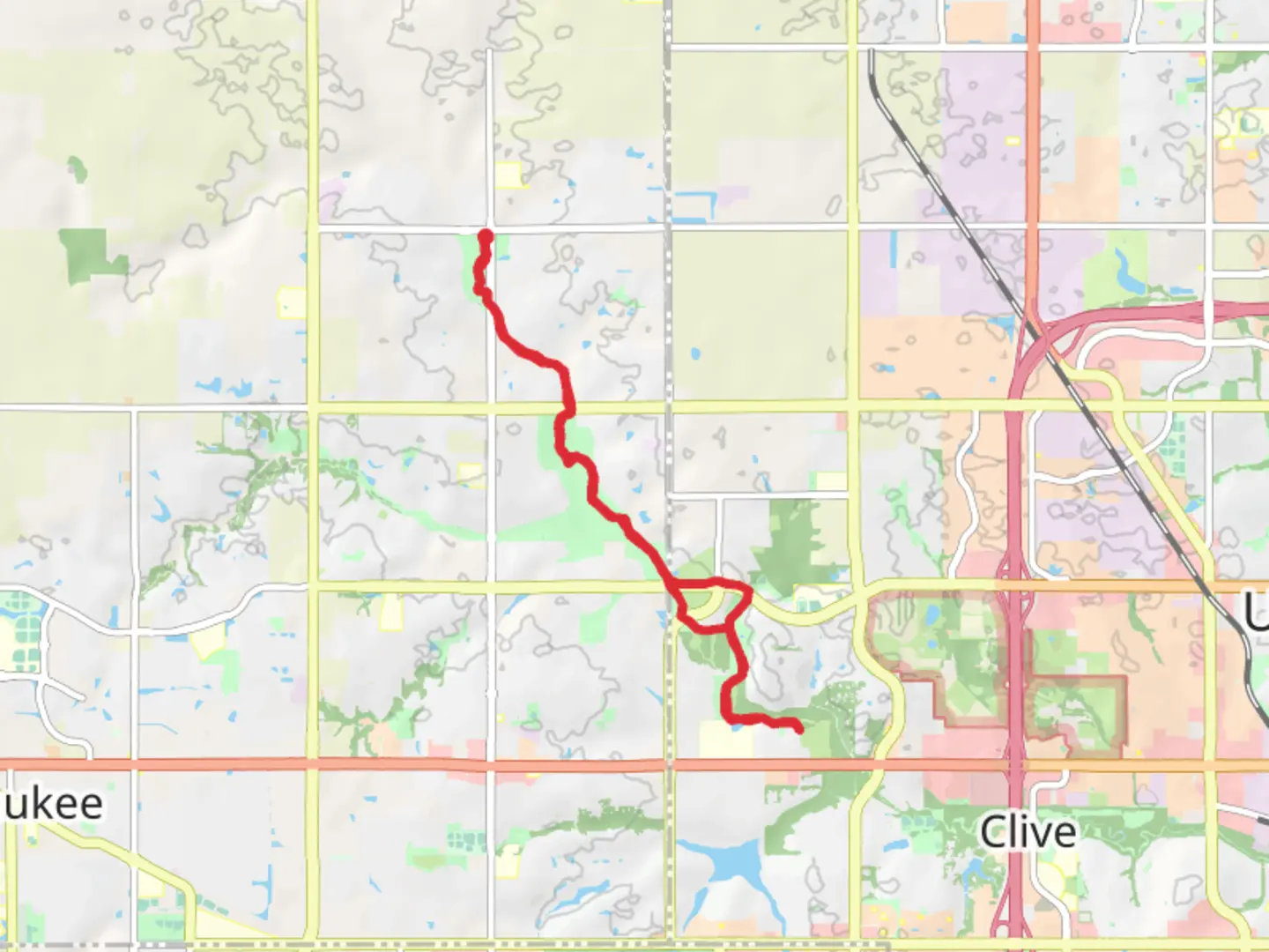 An image depicting the trail Bob Layton Trail - Waterford Park and its surrounding area.