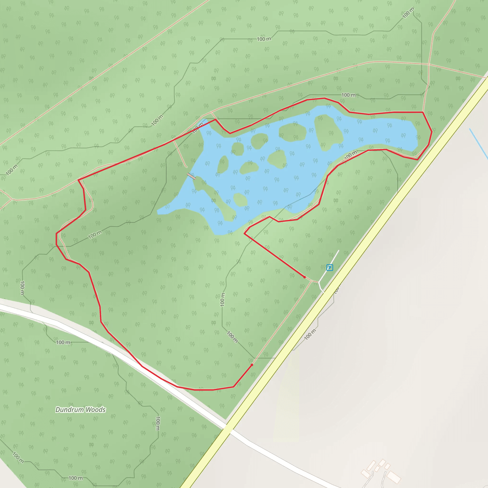 Marl Bog - Lakeside Walk mobile static map