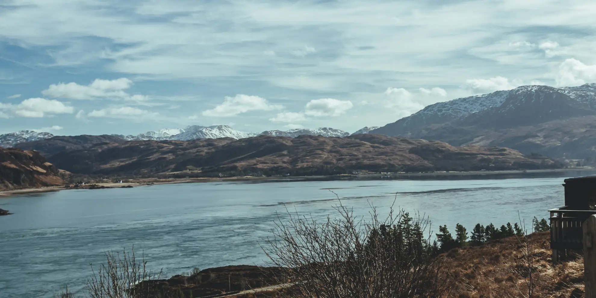 An image depicting the trail Kylerhea Glen Loop via Ben Asiak and its surrounding area.