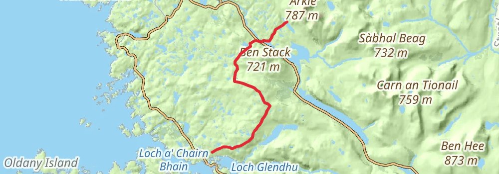Scottish National Trail stage 44 Map