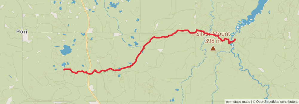 American Perimeter Trail - North Country Primary stage 109 Map