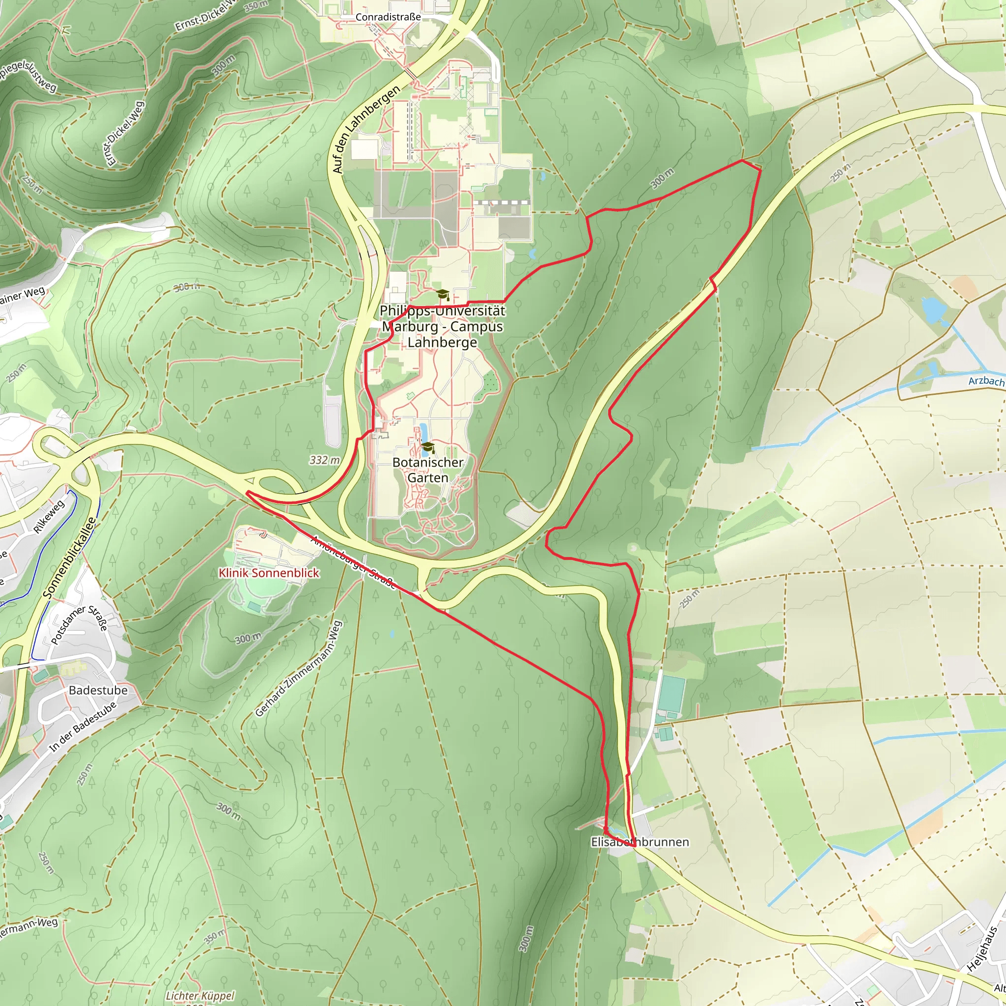 Homberger Weg and Gert Siebert Weg mobile static map