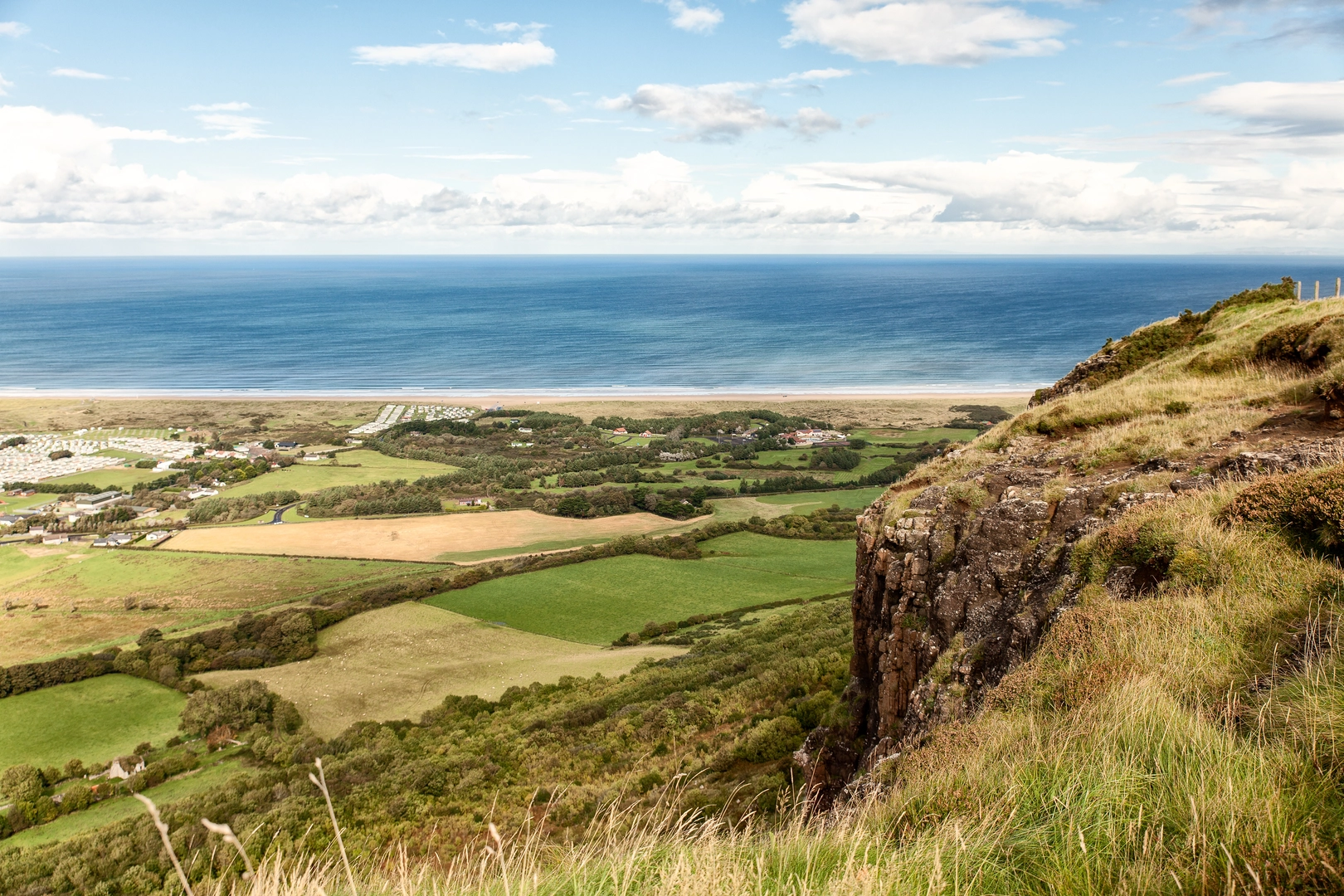 An image depicting the trail Magilligan to Binevenagh and its surrounding area.