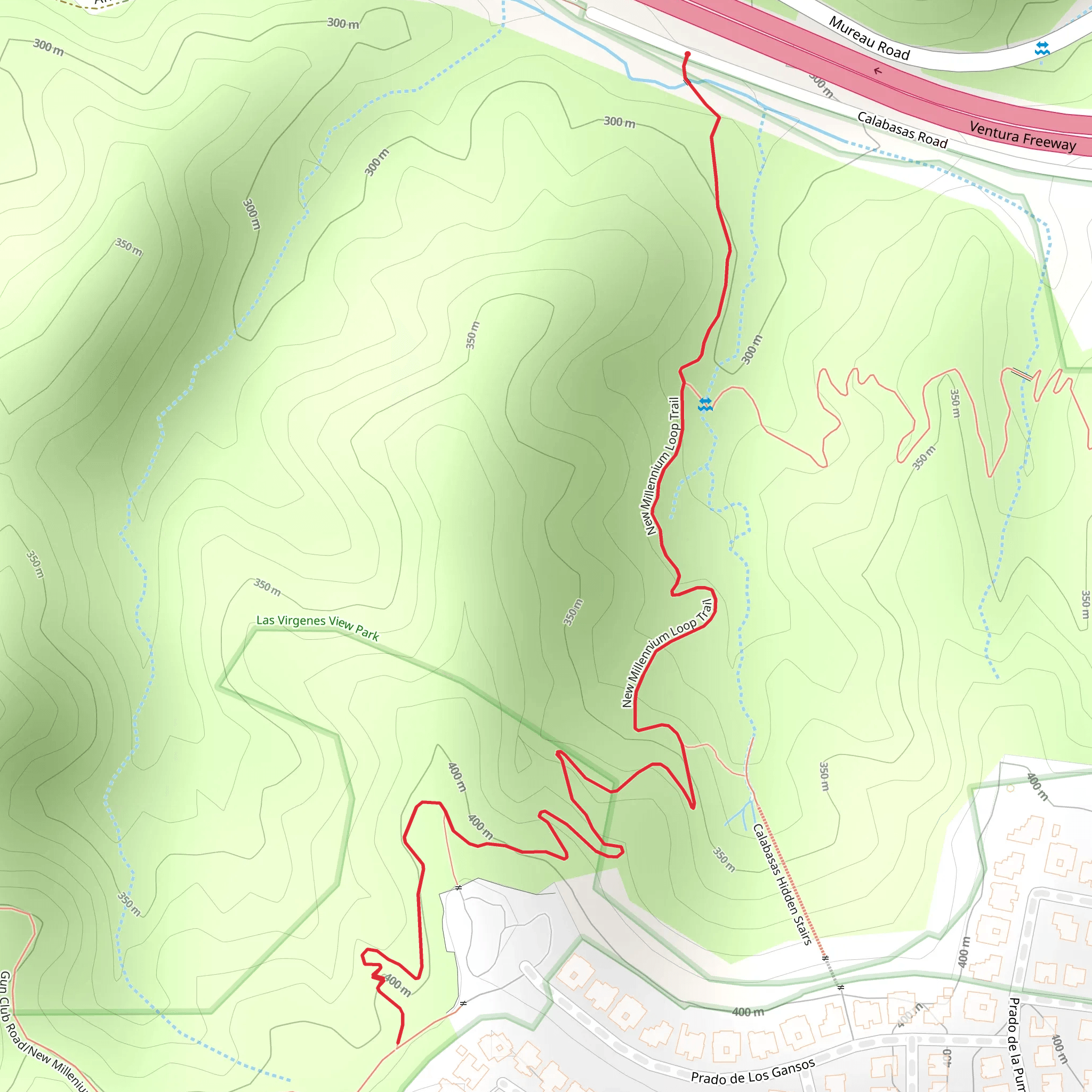 New Millennium Loop Trail mobile static map