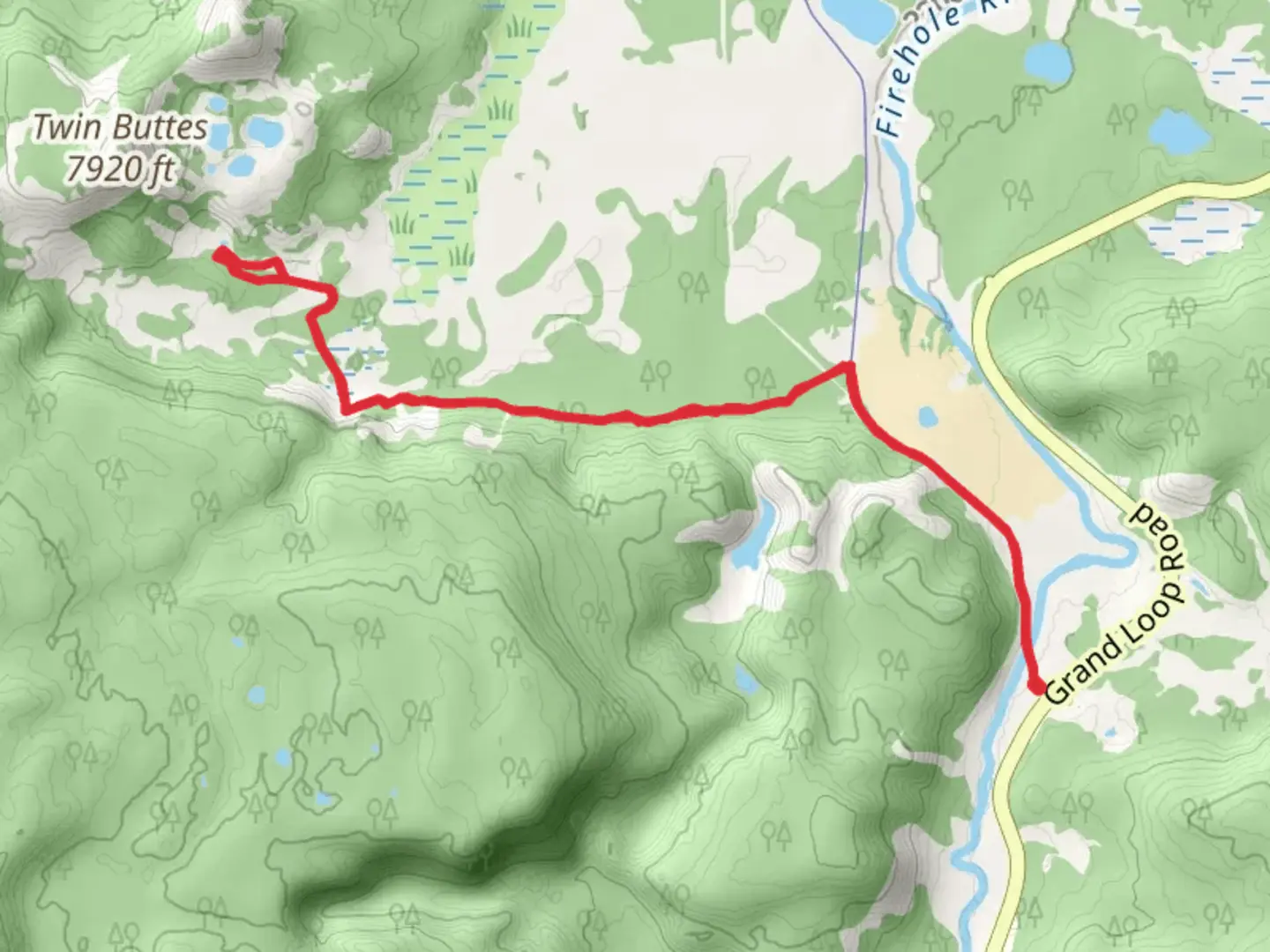 An image depicting the trail Fairy Falls and Fairy Creek Trail and its surrounding area.