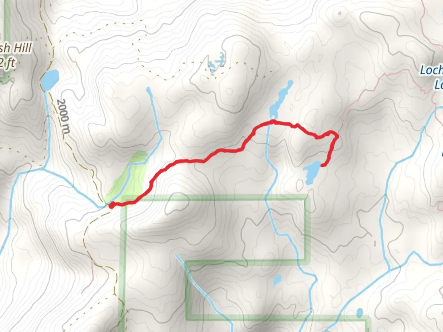 An image depicting the trail Salmon Lake Trail and its surrounding area.