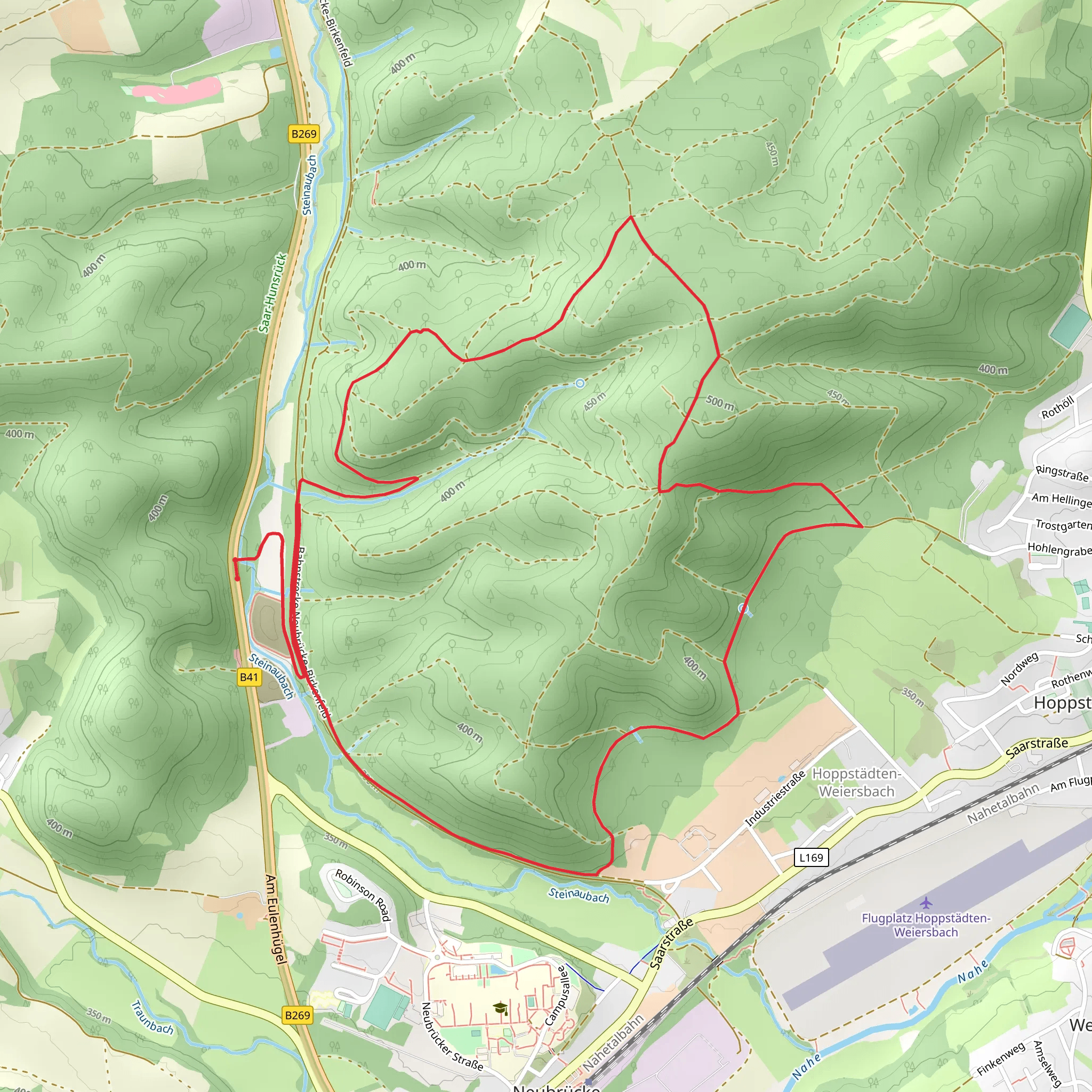 Rundweg HW 2 mobile static map