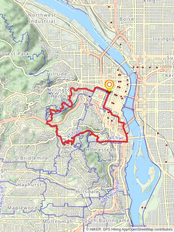 Mac Trail, Wildwood Trail and 4T Trail Loop