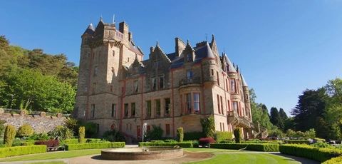 An image depicting the trail Belfast Castle Loop and its surrounding area.