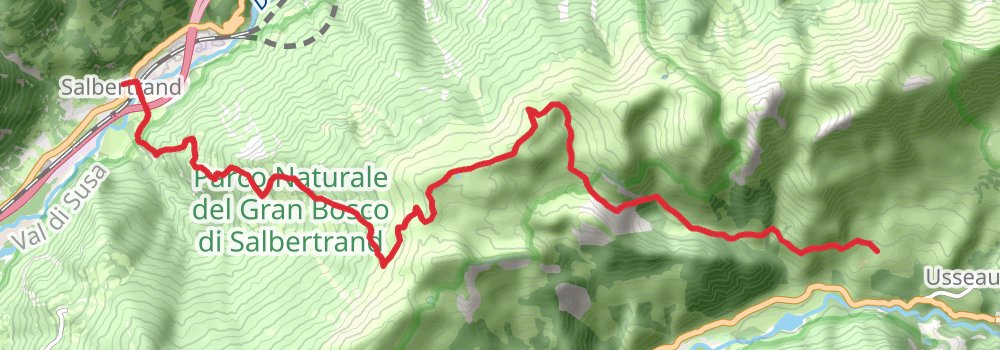 Via Alpina - Blue Trail stage 18 Map
