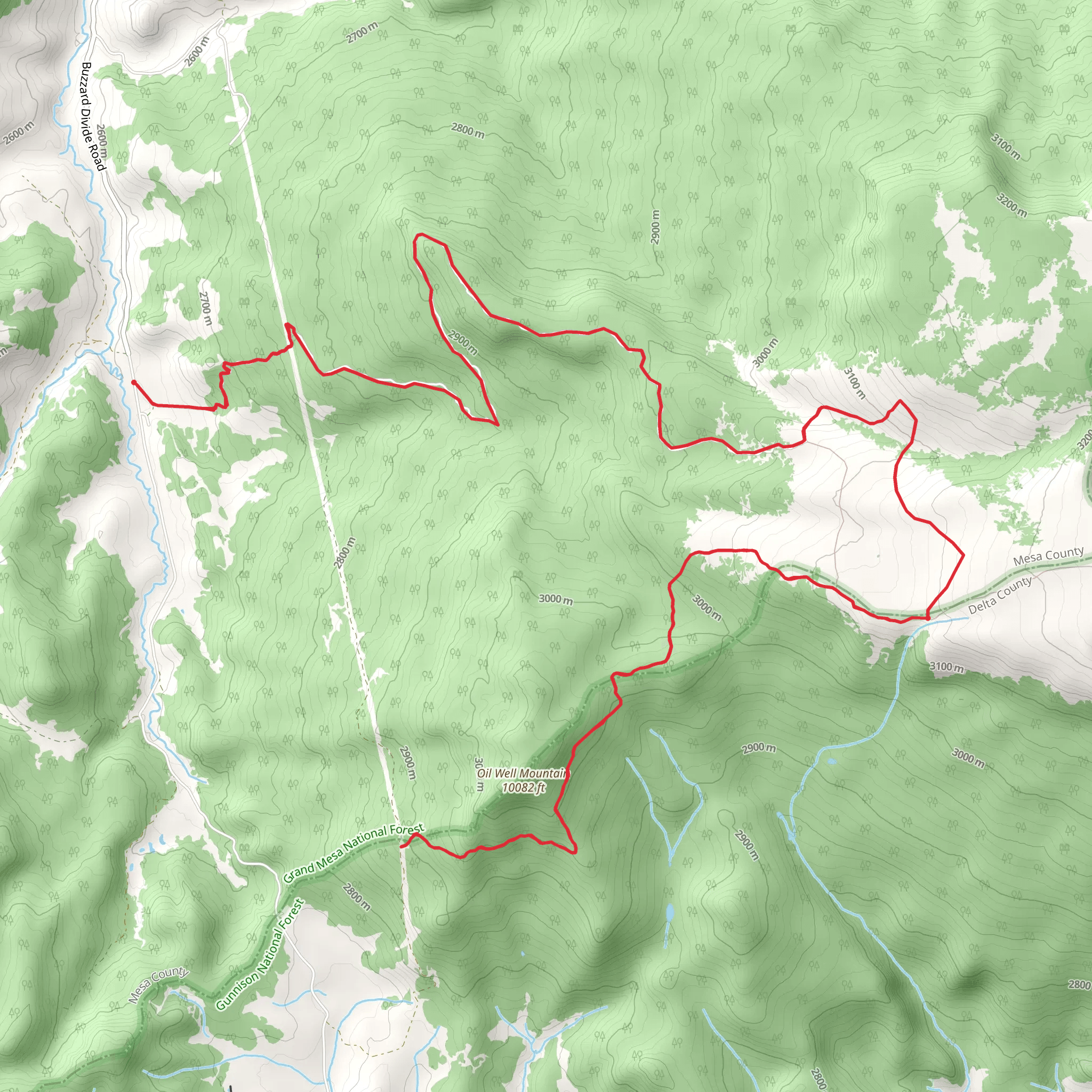 Burn Trail mobile static map