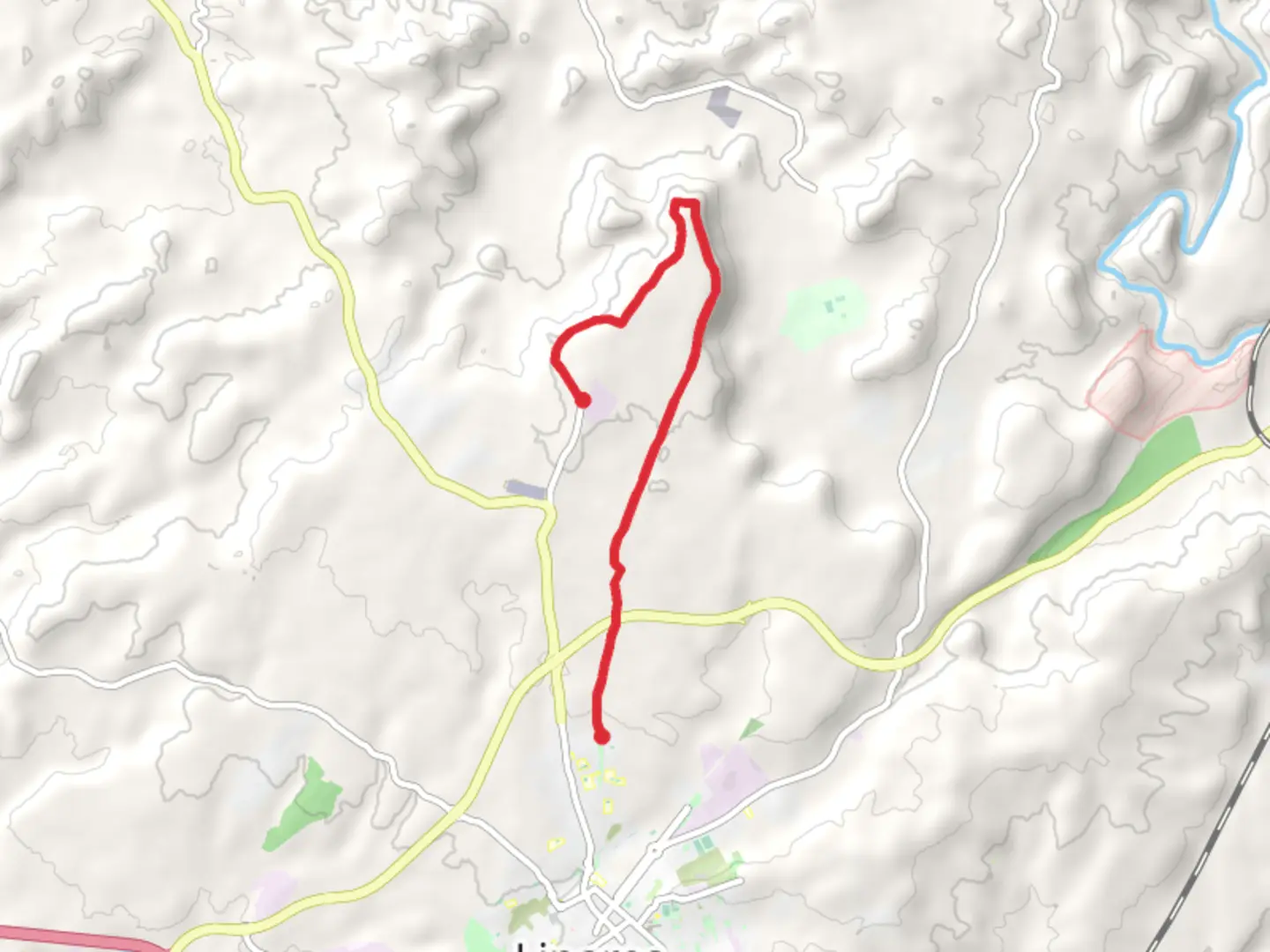 An image depicting the trail Peak Cloth PR A 260 and its surrounding area.