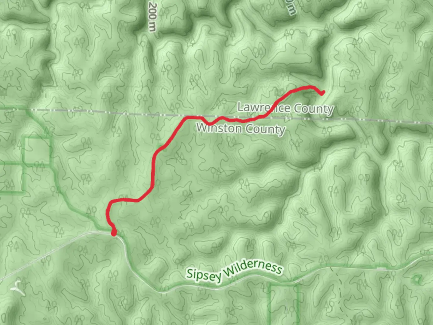An image depicting the trail Randolph Wild Hiking Trail and its surrounding area.
