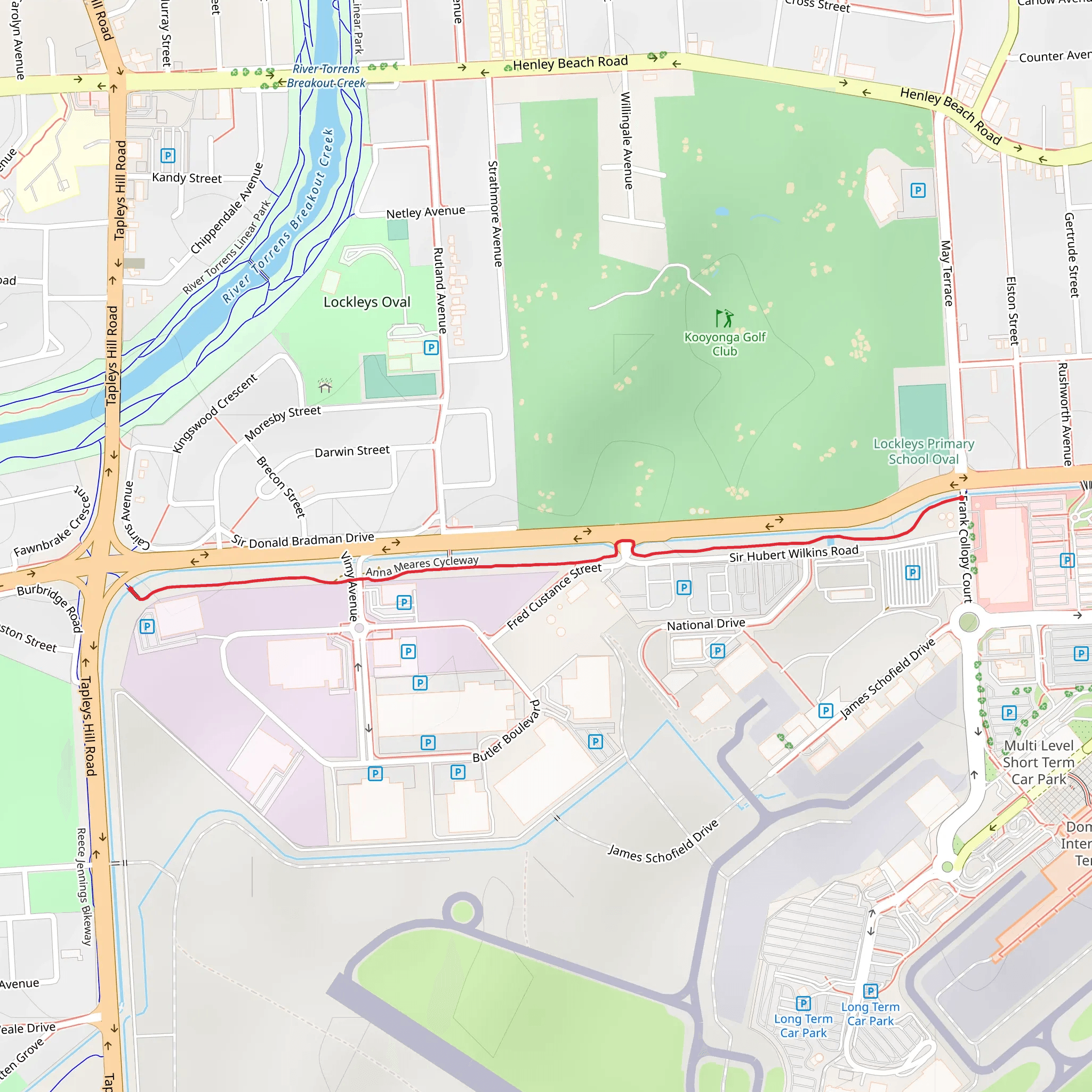 Anna Meares Path mobile static map