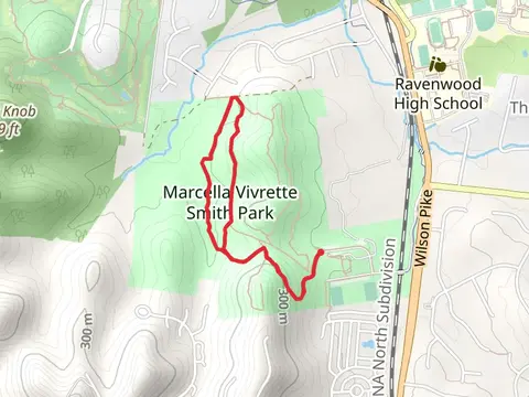 Blue Trail and Green Loop Trail