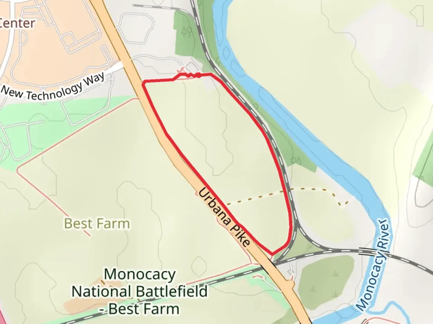 An image depicting the trail Junction Loop Trail and its surrounding area.