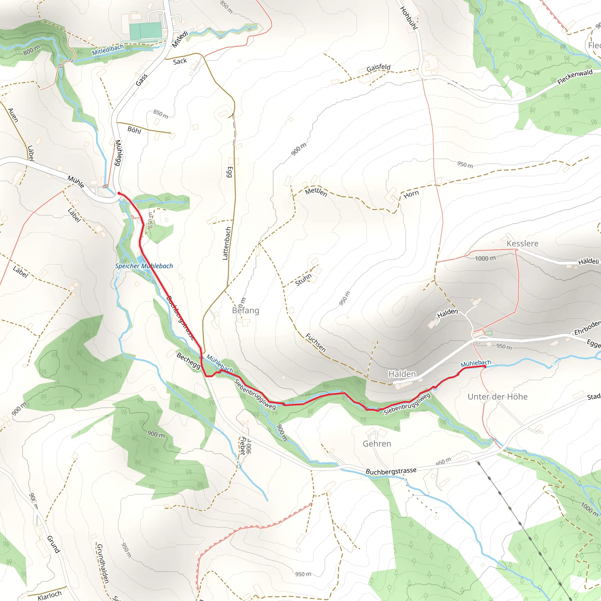 Wasserlehrpfad mobile static map