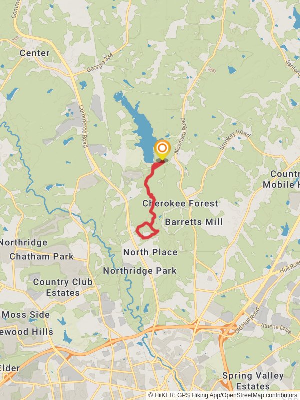 Cook's Loop via Sandy Creek