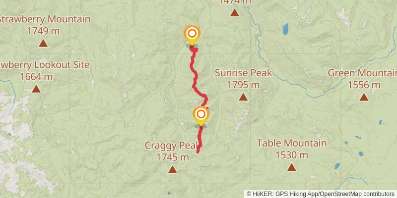 Langille Ridge Trail stage 3 Map