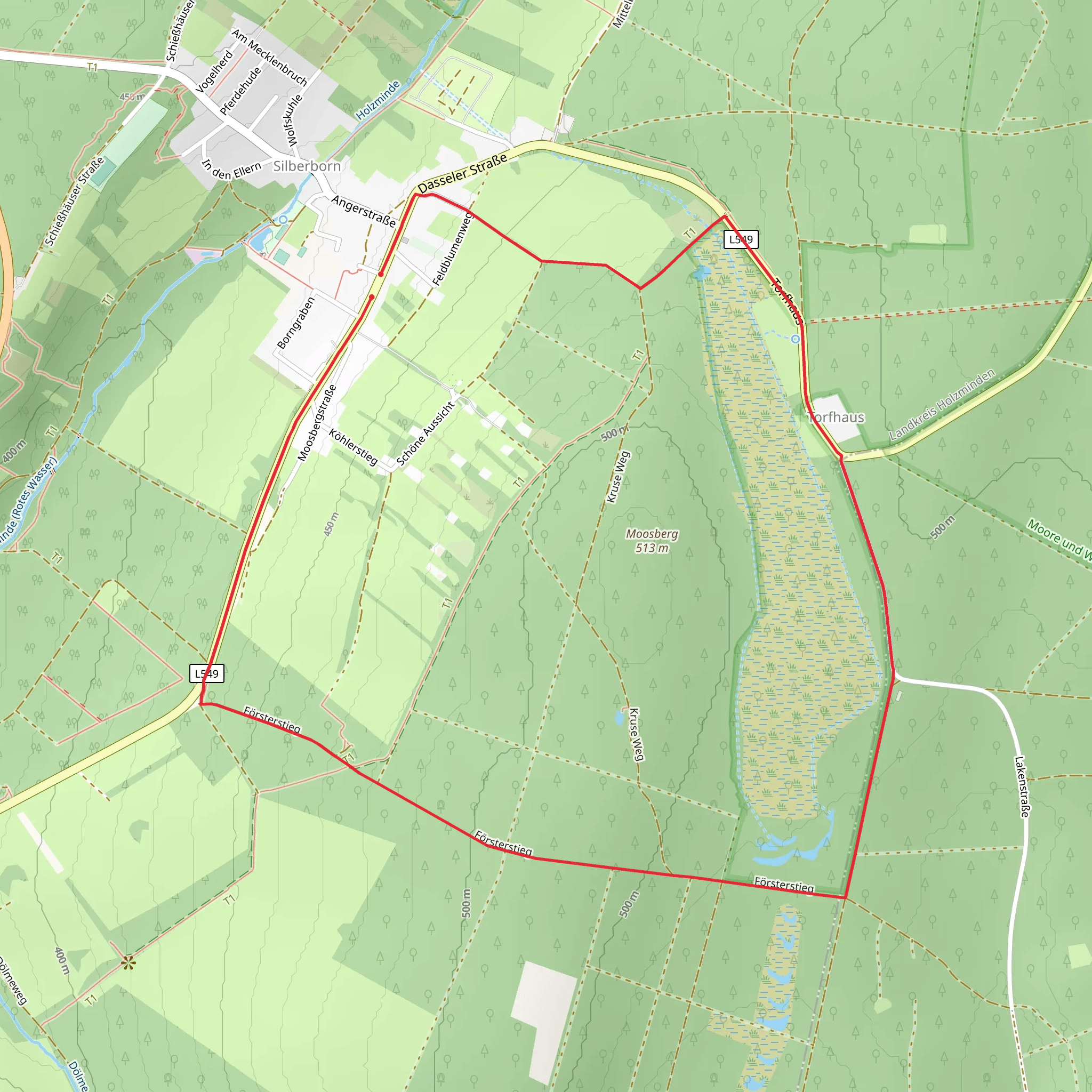 Försterstieg Loop mobile static map