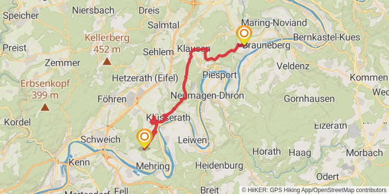 Moselsteig alt 2 Map