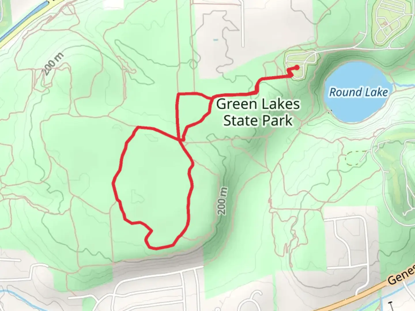 An image depicting the trail Farmer's Hill Trail Loop from Rolling Hills Camping Area and its surrounding area.