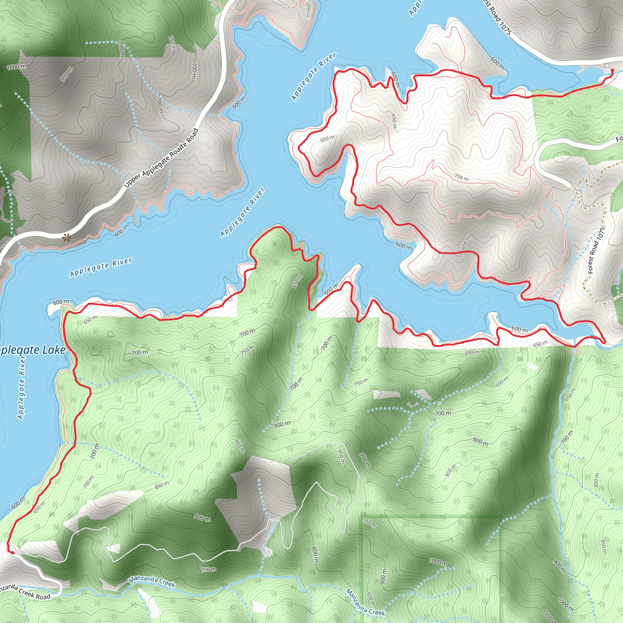 Payette Trail mobile static map