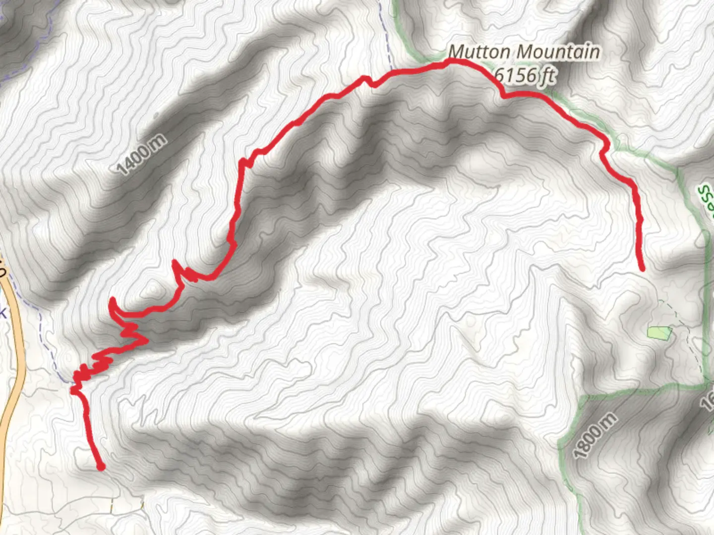 An image depicting the trail Noble Knob via White River Trail and its surrounding area.