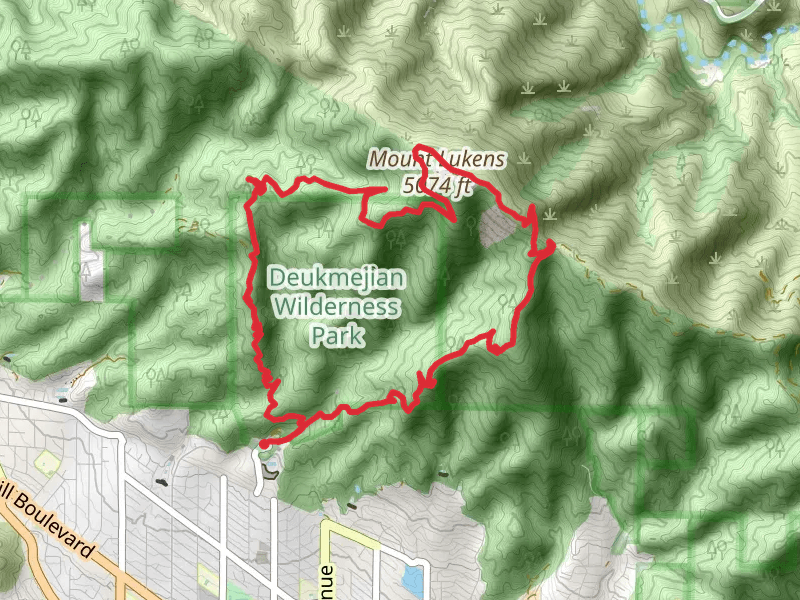 Mt Lukens - Rim of the Valley - Crescenta View Loop Trail