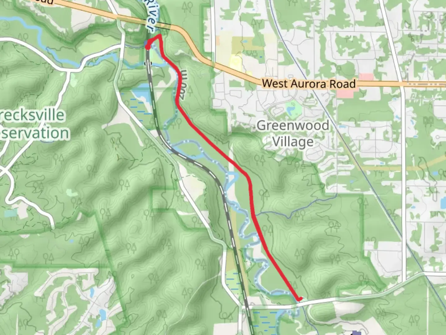 An image depicting the trail Ohio and Erie Canal Towpath Trail - Brecksville and its surrounding area.