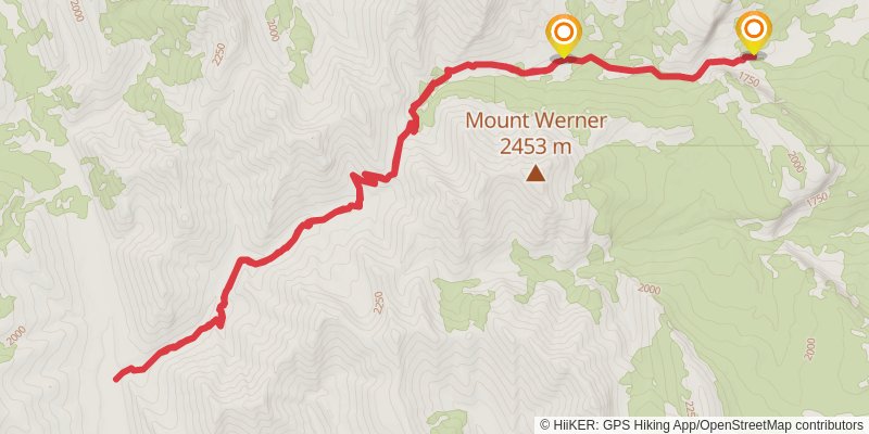 Blackleaf Trail stage 2 Map