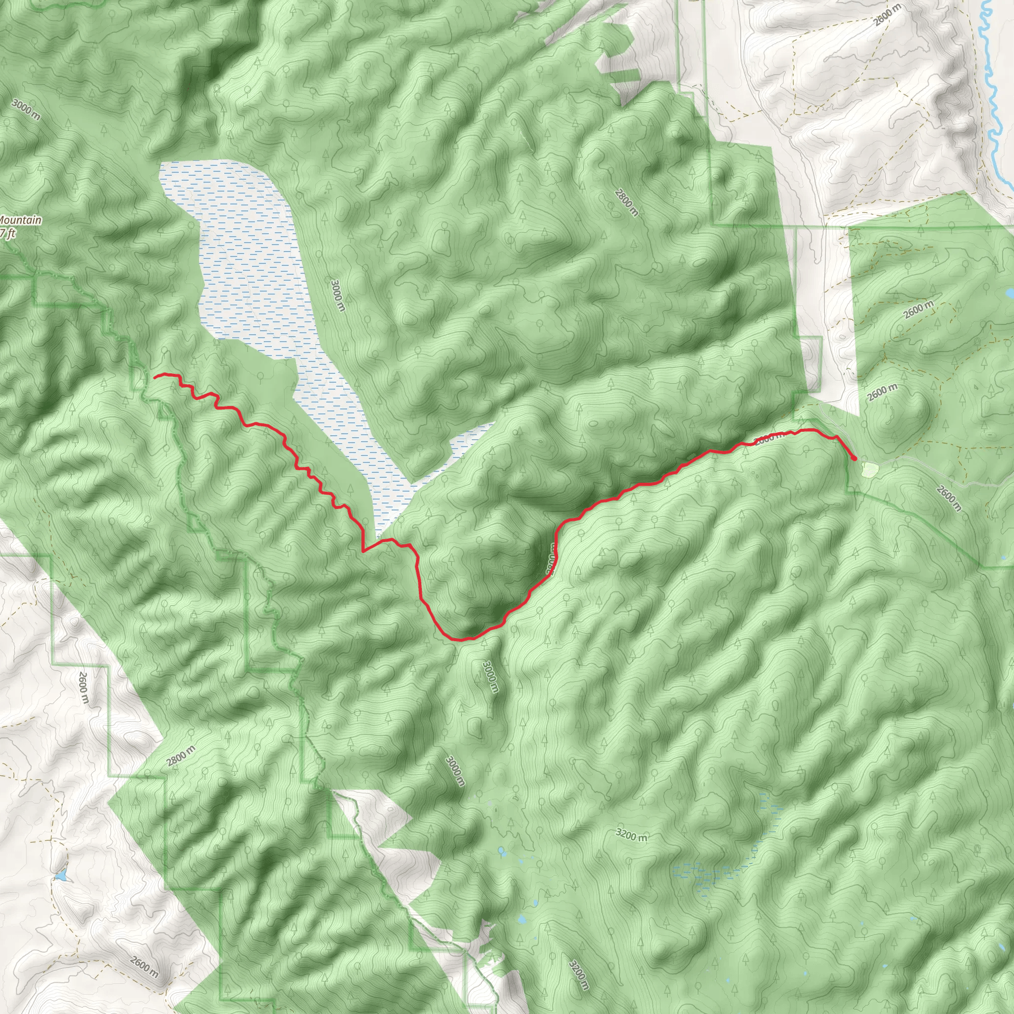McIntyre Trail mobile static map
