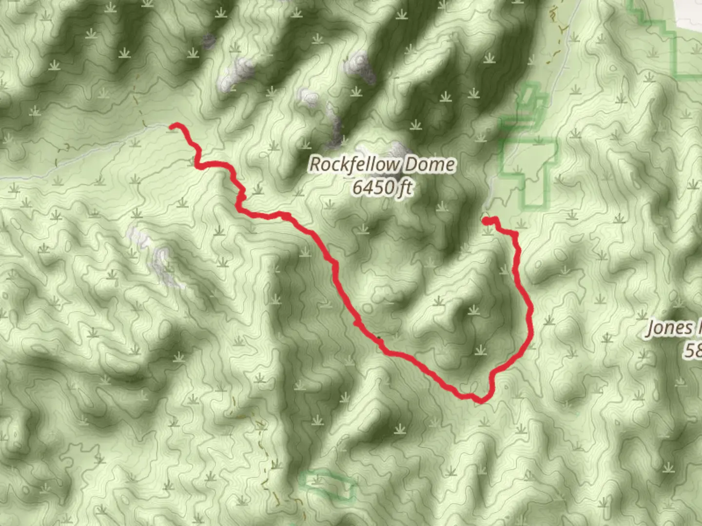 An image depicting the trail Cochise Trail and its surrounding area.