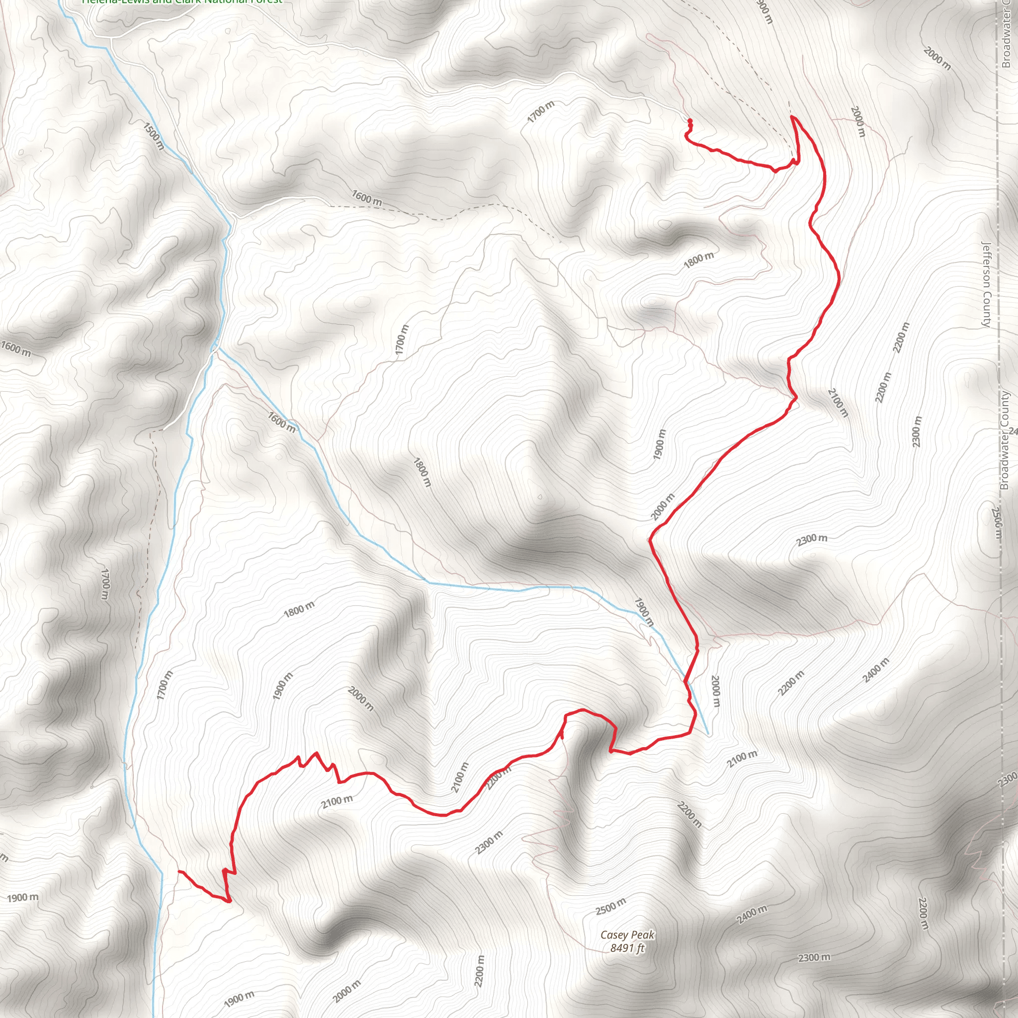 Montgomery Park Trail mobile static map